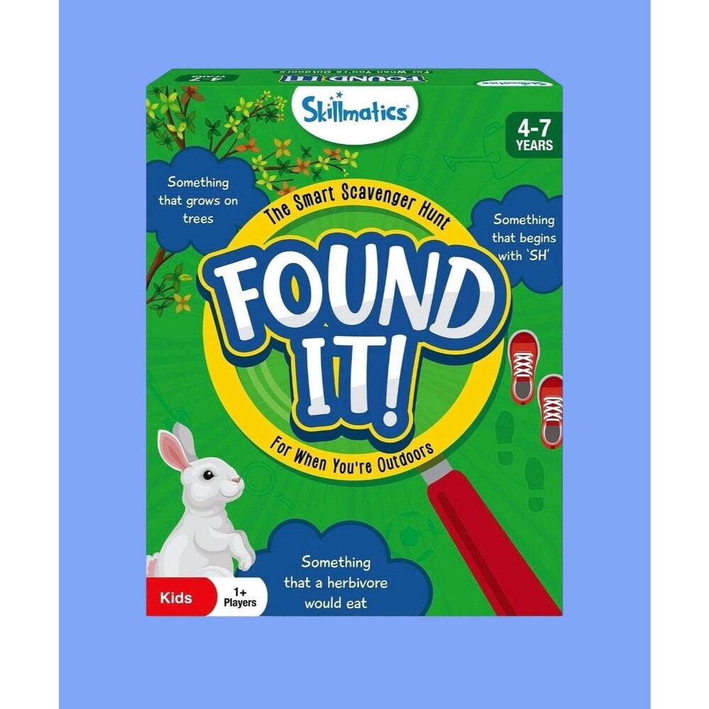 Skillmatics Outdoor Scavenger Hunt Card Game - Found It, Learning Toys,